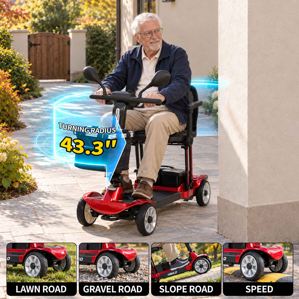 HAVLO mobility scooter demonstration