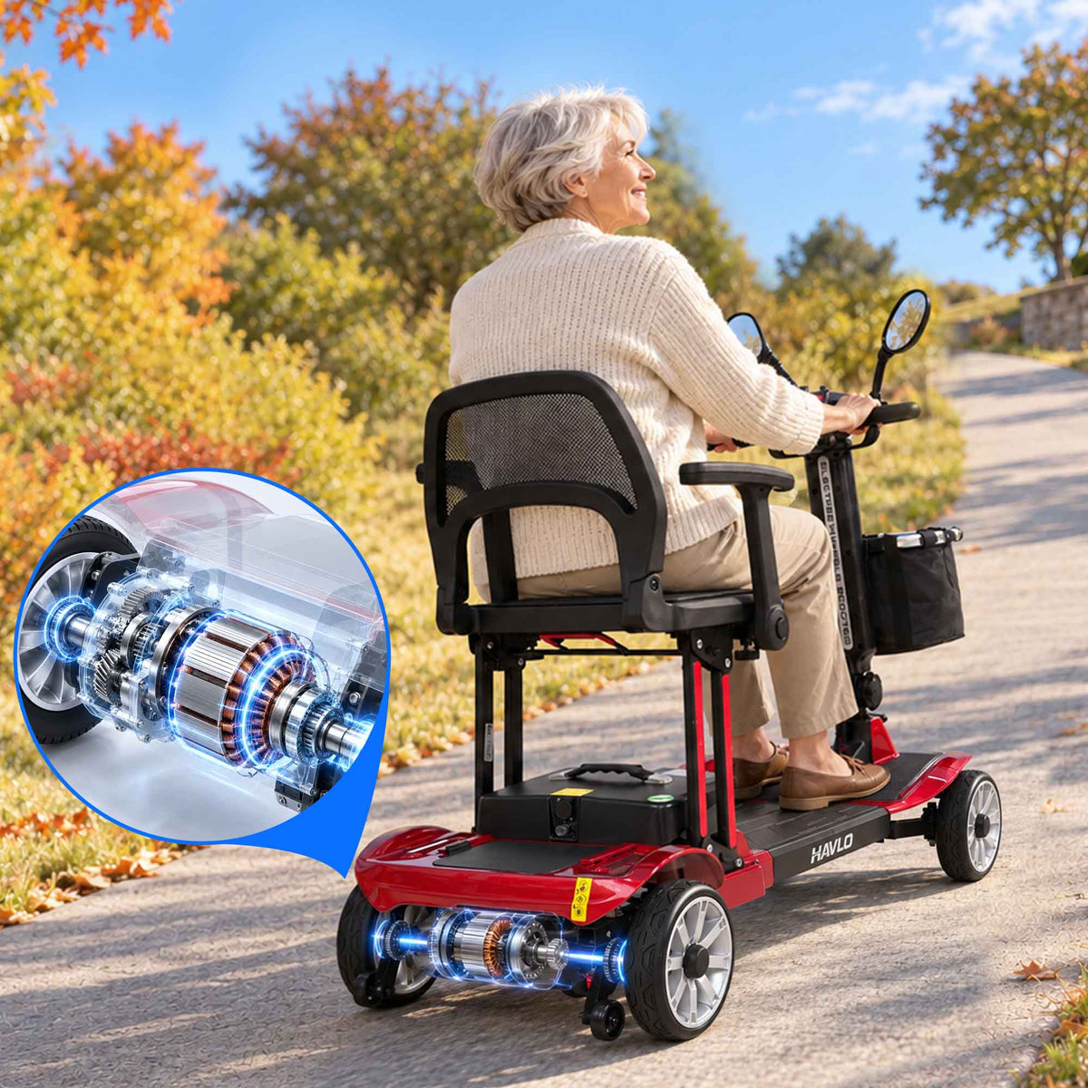 HAVLO mobility scooter demonstration