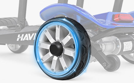8”Solid All-Terrain Tires